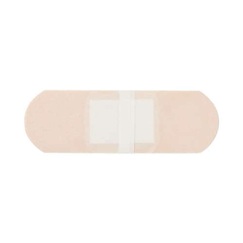 CURAD plastic bandages on skin demonstrate breathable design for comfortable wear.