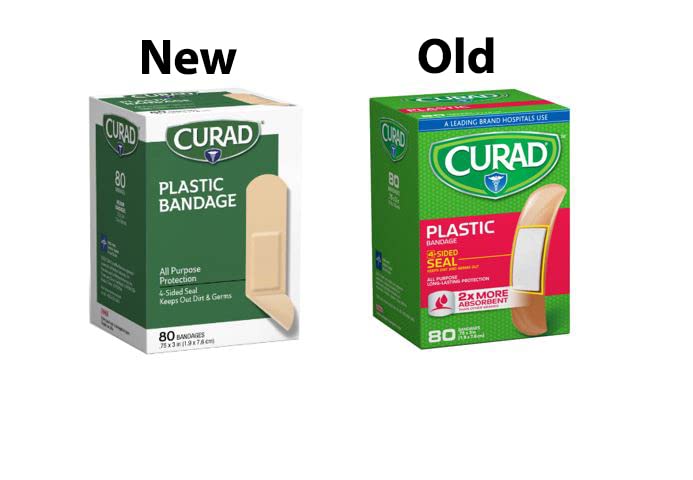 Curad plastic bandages multi-pack display suggesting everyday readiness.