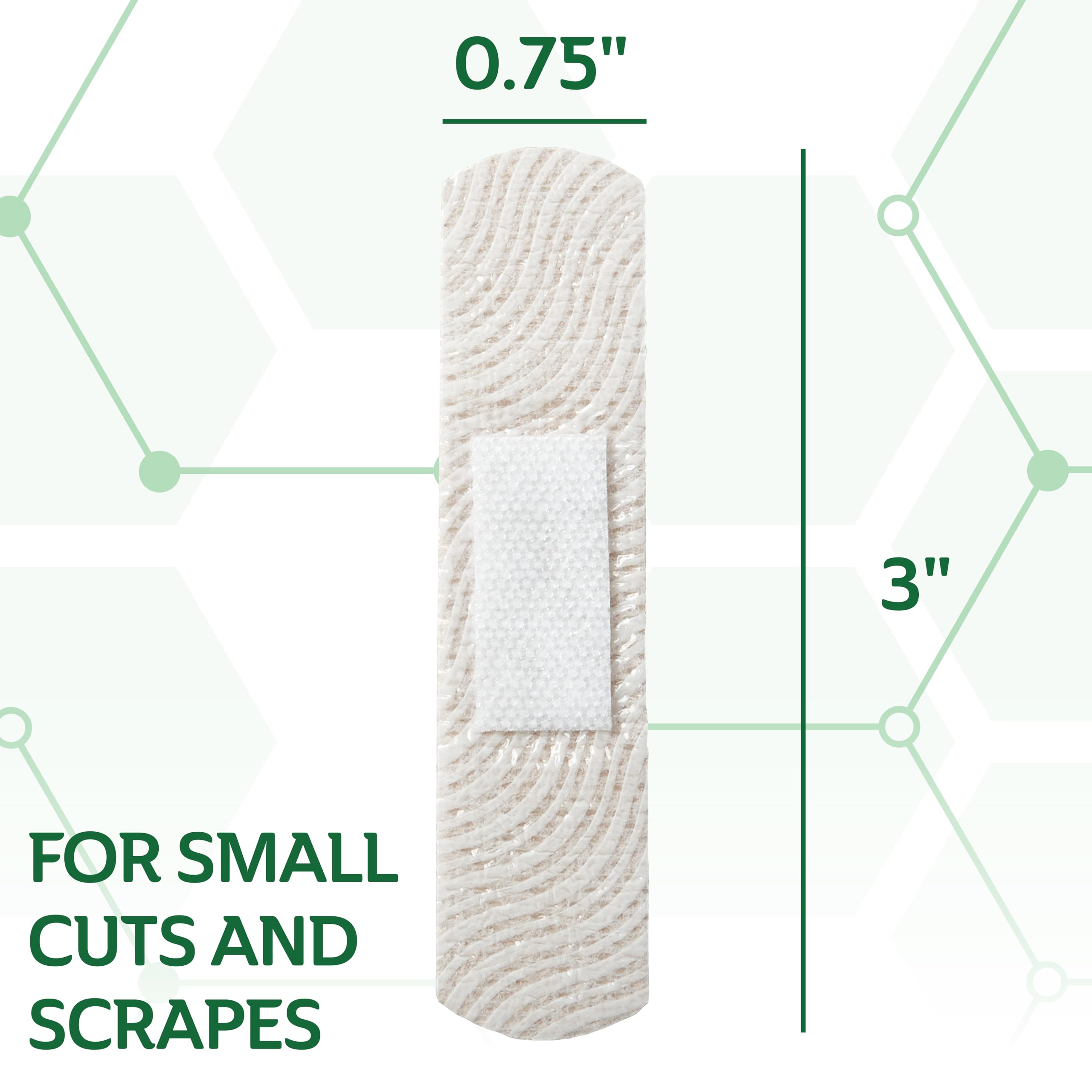 Curad uso diario en piel frágil, ideal para cortes menores.