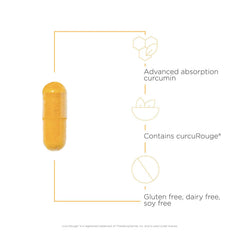 Curalieve capsules closeup highlighting vegan and allergen-free formula