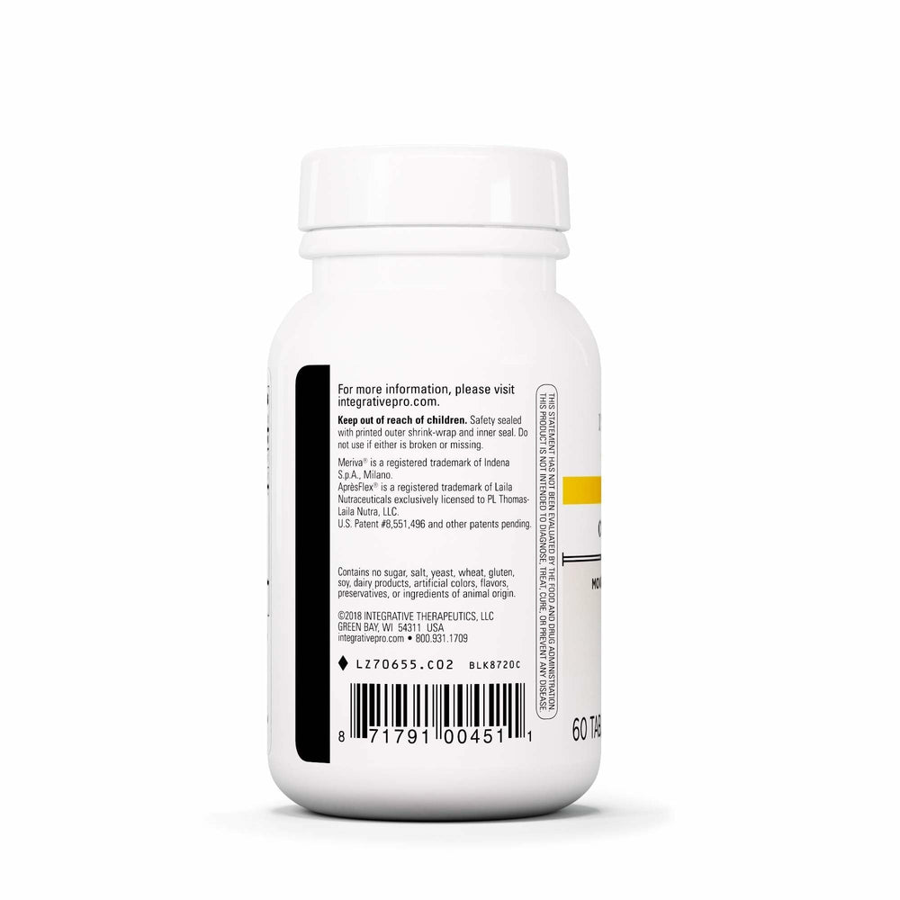 Curcumax Pro bottle pour demonstrating convenient daily dosing.