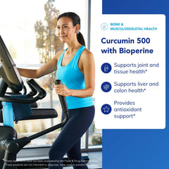 Bioperine black pepper extract in Curcumin 500 bottle