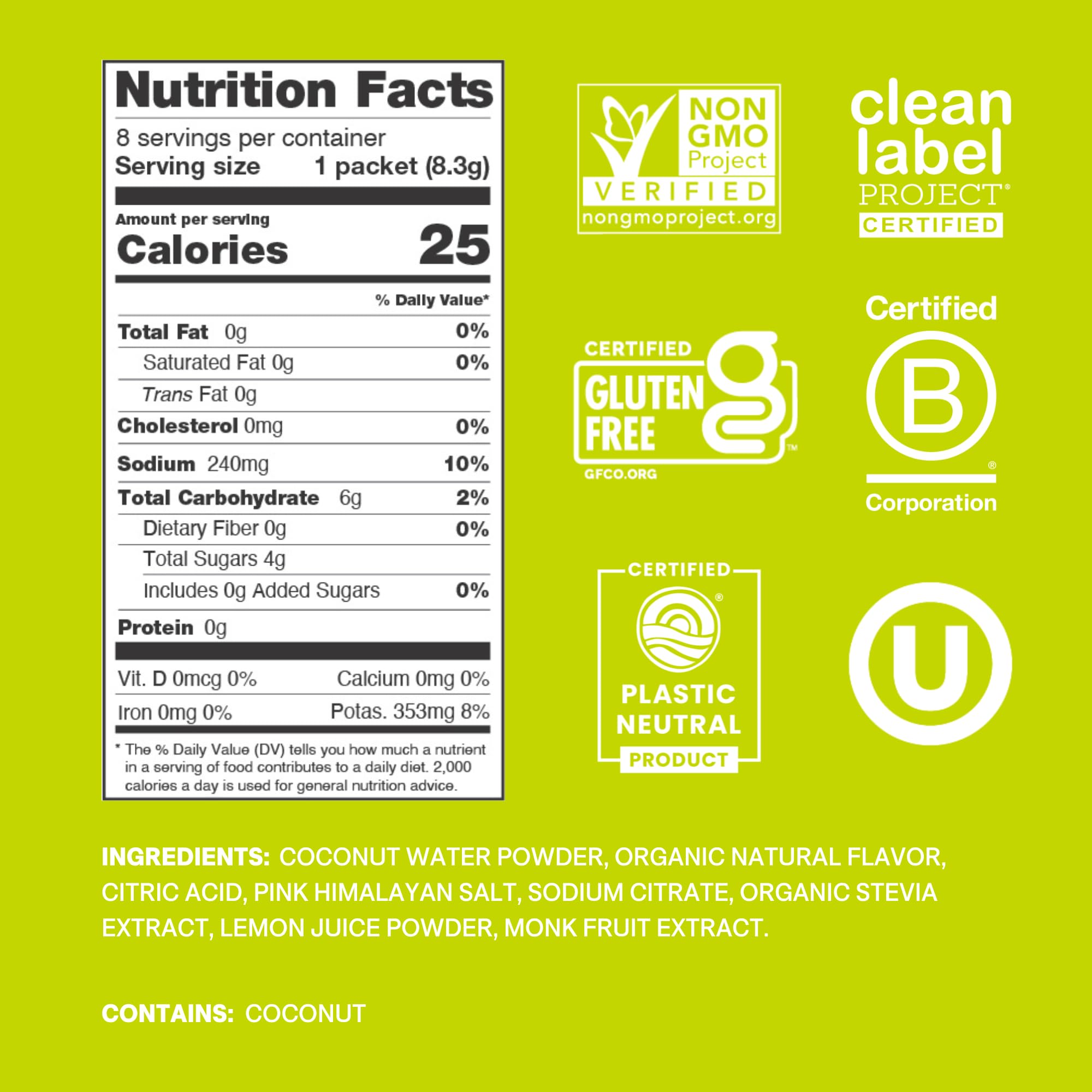 Cure Hydration lime being stirred in a glass for easy hydration