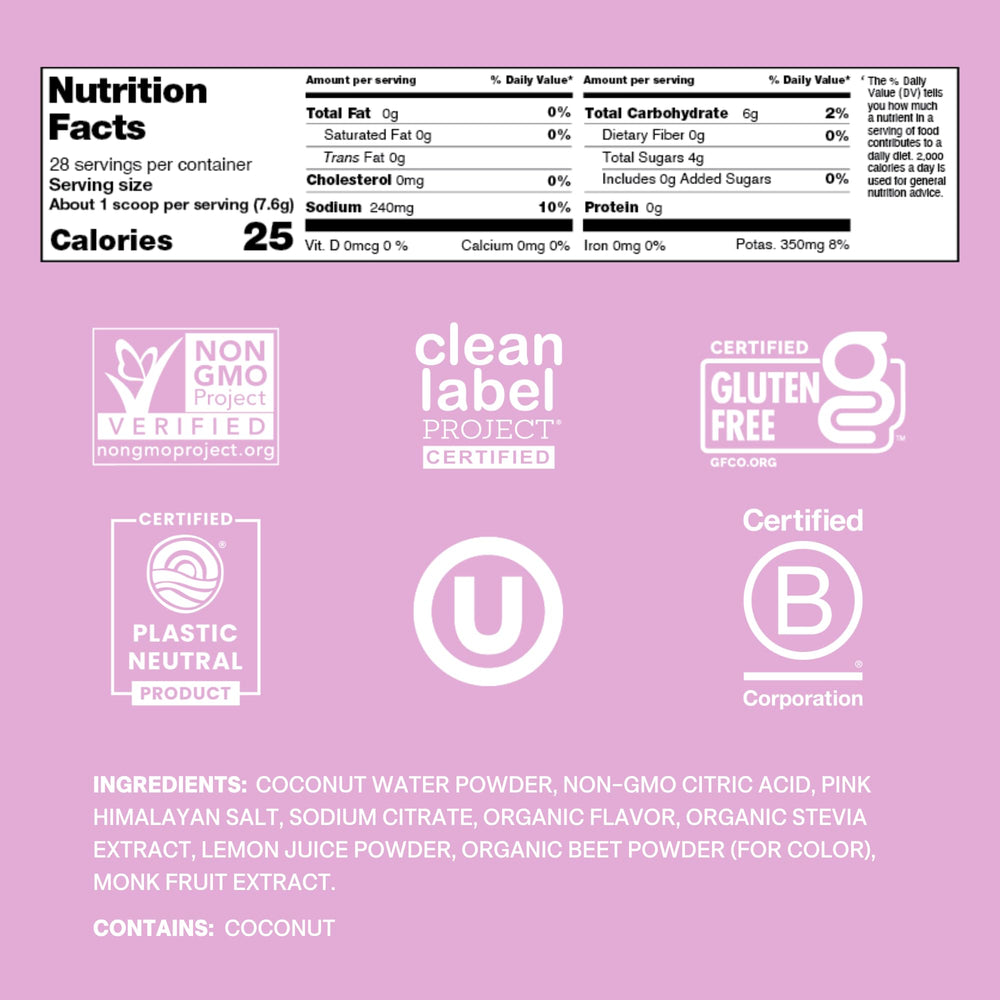 Cure Hydration ORS-style packets ready for rapid hydration on the go.