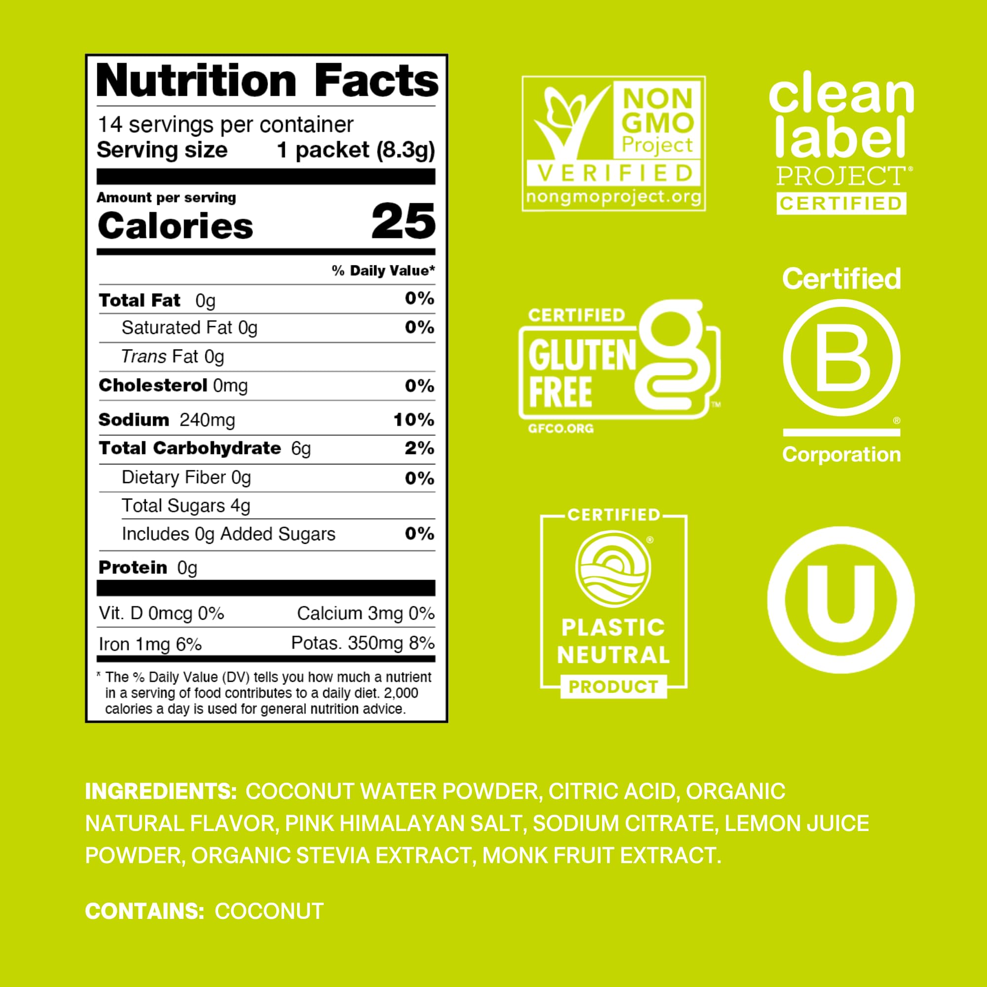 Cure Hydration powder dissolving in water for fast absorption.