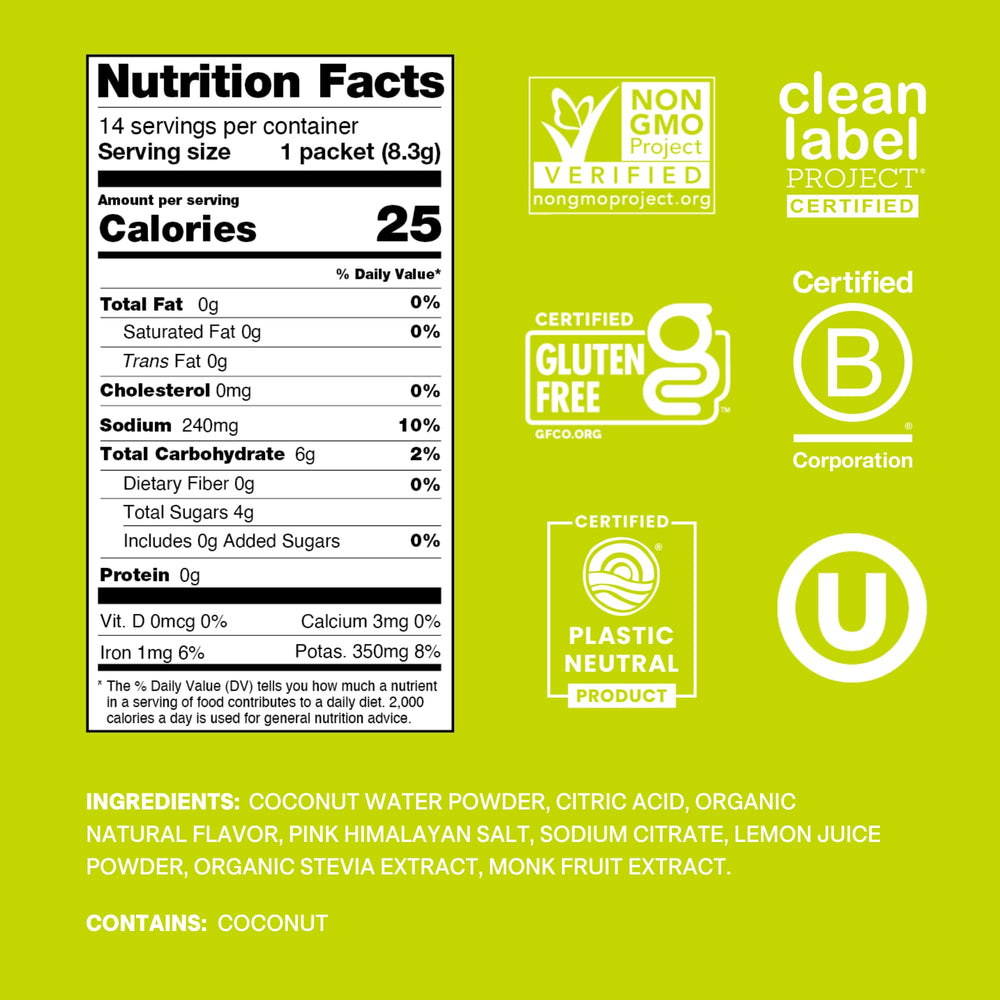 Cure Hydration powder dissolving in water for fast absorption.