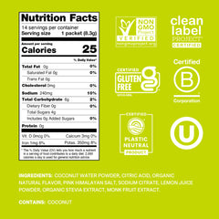 Cure Hydration powder dissolving in water for fast absorption.