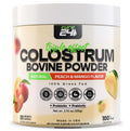 Cure24 Bovine X3 Colostrum Powder – Grass-Fed, Probiotic & Prebiotic, Peach-Mango, Made in USA