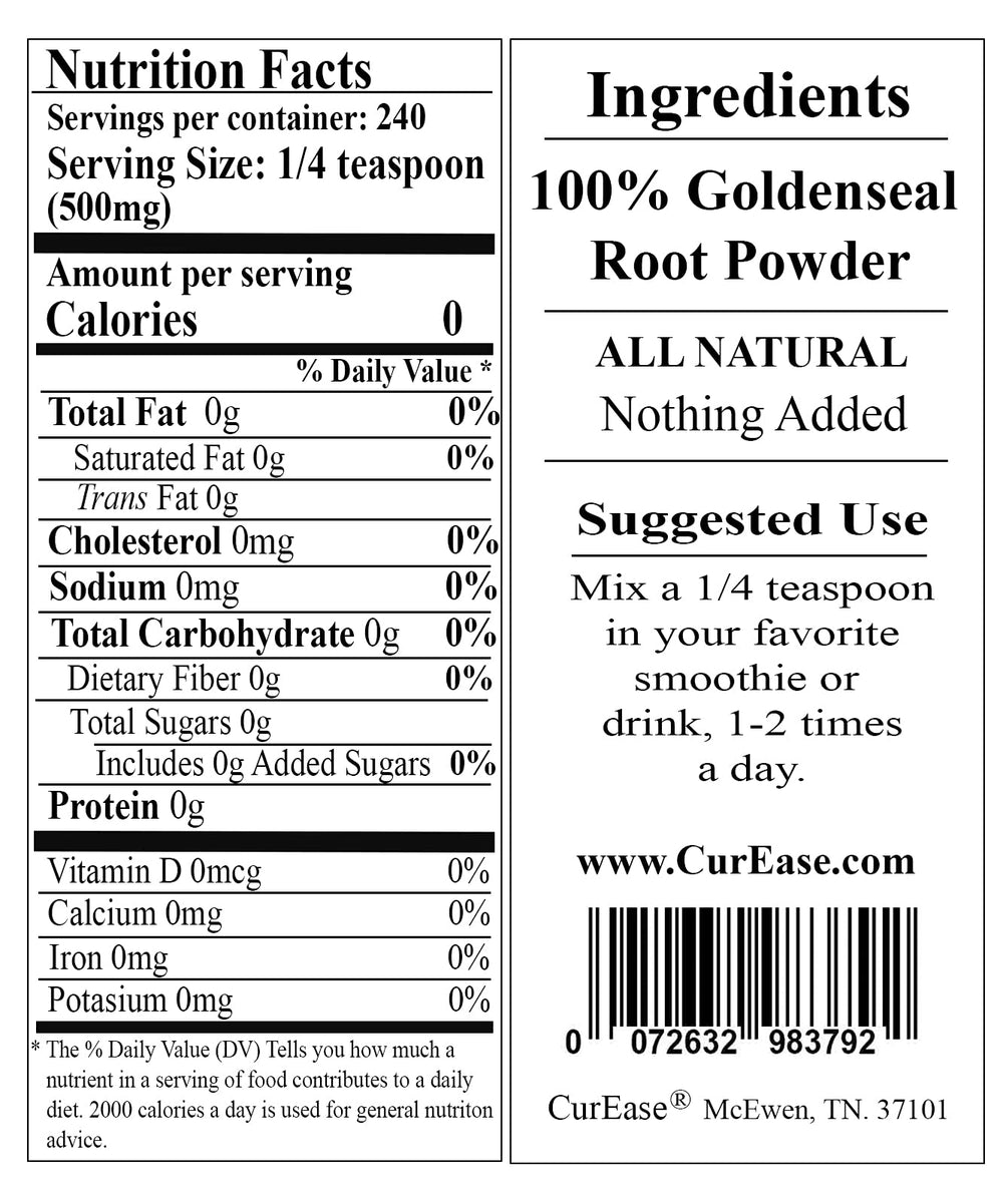 CurEase serving image shows precise 500 mg portions for smoothies.