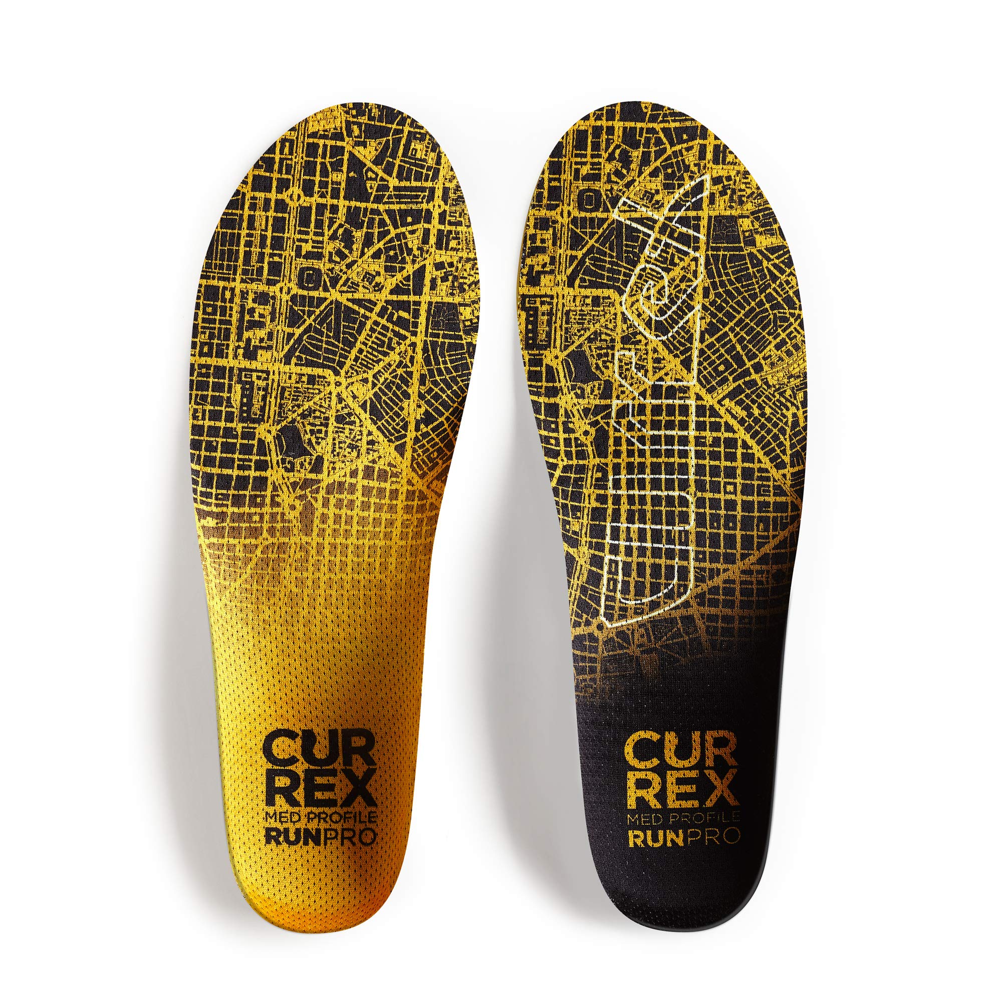 CURREX RunPro arch support medium profile for balanced stride.