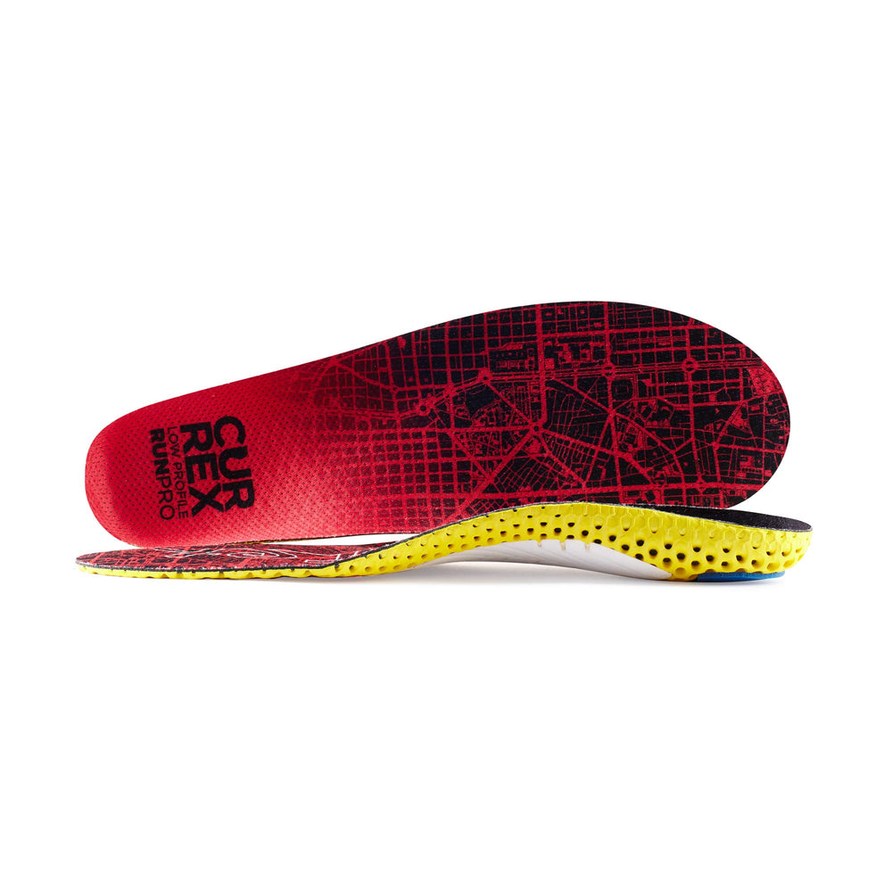 CURREX RunPro arch support improves alignment and balance during runs.