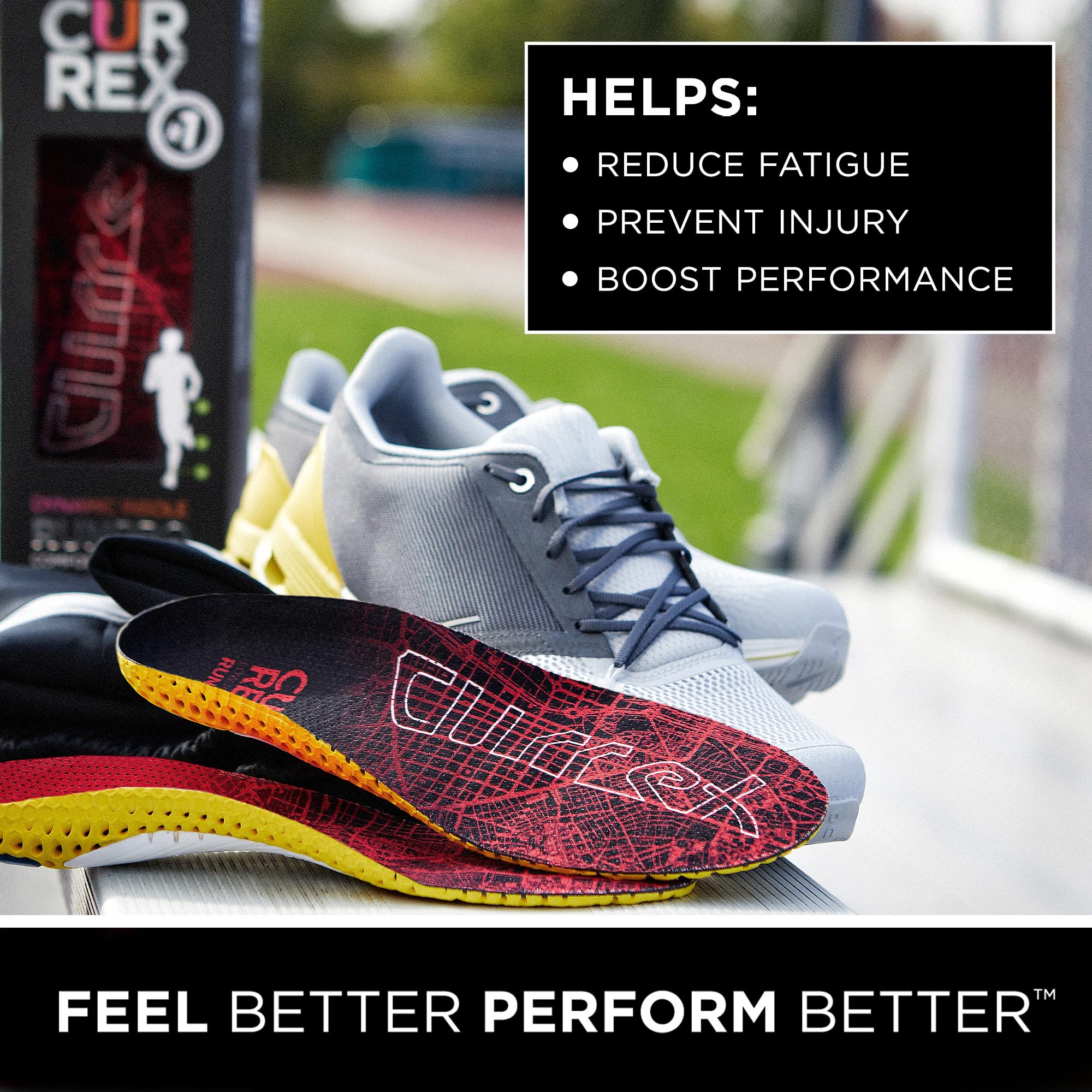 Currex RunPRO insoles cushioning midlayer adds comfort on long training sessions