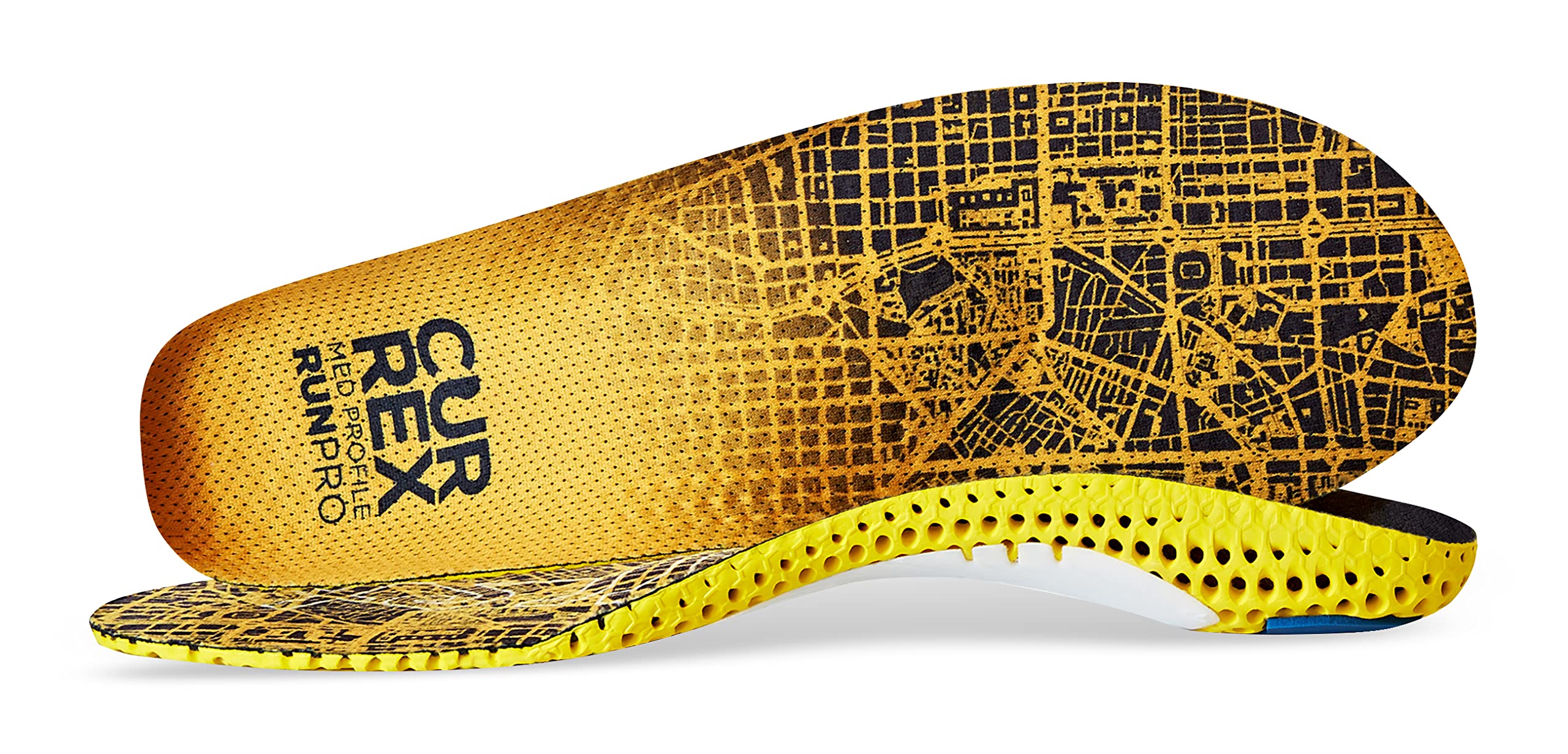 CURREX RunPro zero heel drop design visible for natural forefoot alignment.
