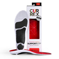 CURREX SupportSTP arch support insole front view enhances stability