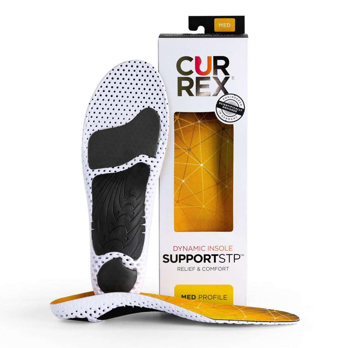 CURREX SupportSTP arch-support insole with medium arch boosts stability for daily running