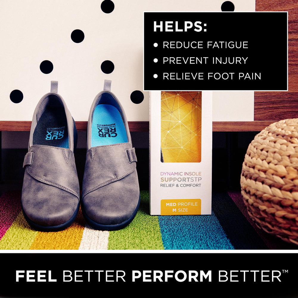 currex SupportSTP deep heel cup secures the foot for stability