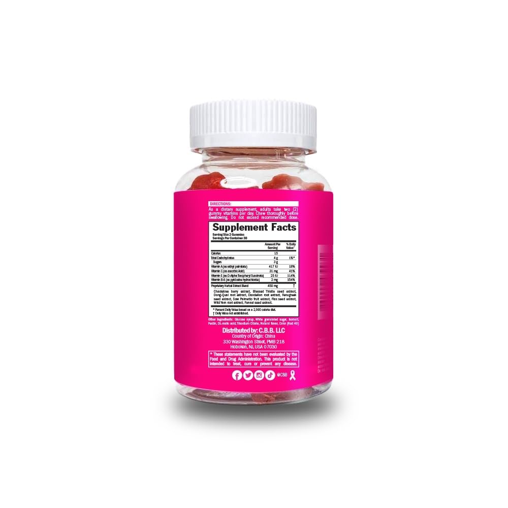 Pouring Curvy Body Bears CBB 13 in 1 gummies promotes convenient daily supplementation.