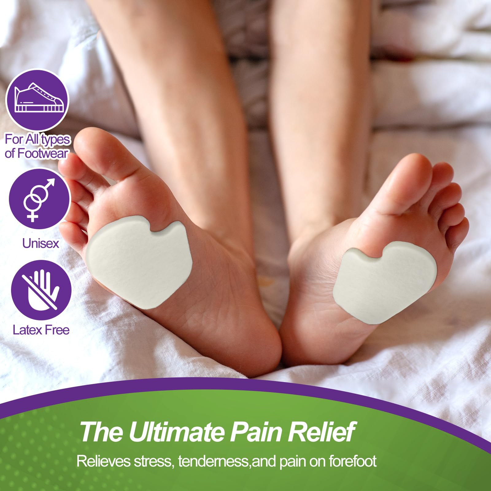 Cutecrop callus relief pad for feet supports sensitive areas and prevents rubbing