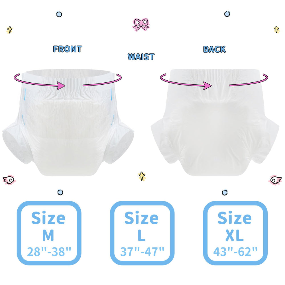 CutiePlusU elastic waistband diaper highlights flexible, comfortable fit