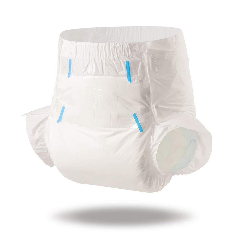 CutiePlusU front tape with adjustable blue and white straps