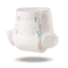 CutiePlusU front tape with adjustable blue and white straps