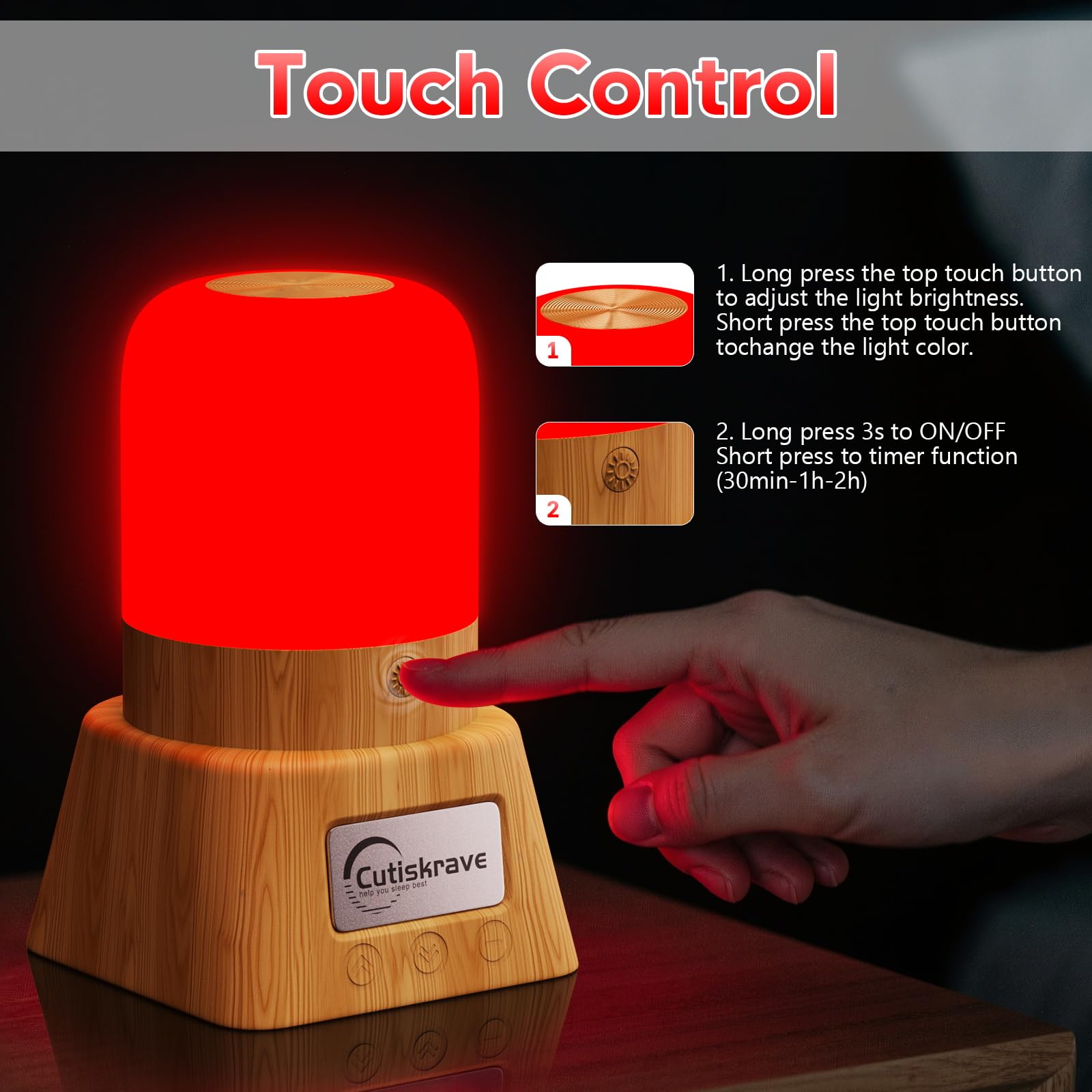 Cutiskrave egg-shaped design with wood base complements cozy spaces.
