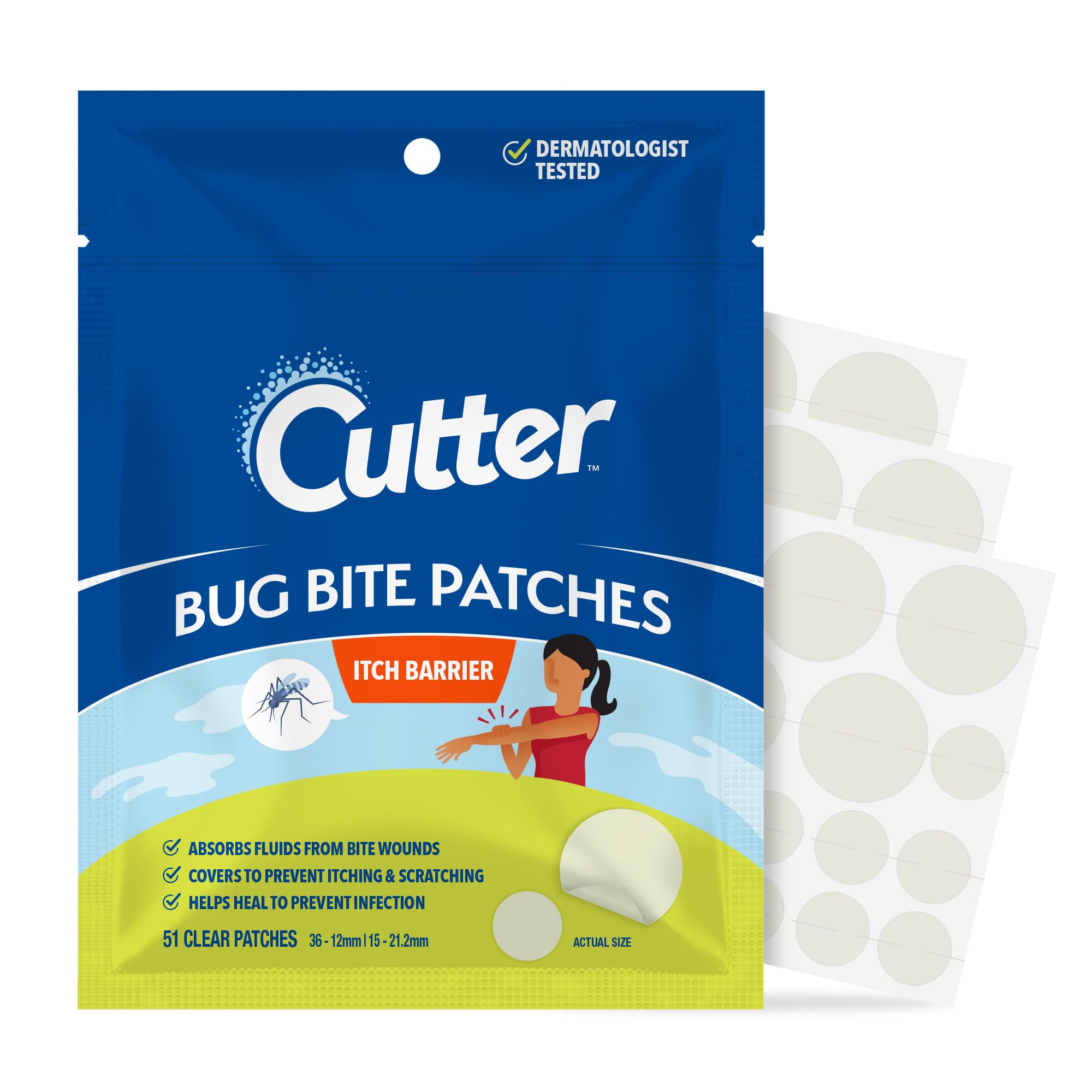 Parche Cutter para picaduras: absorción de líquidos y alivio rápido