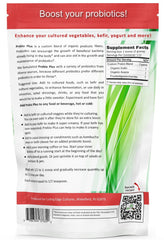Cutting Edge Cultures Prebio Plus powder ready to blend into smoothies or drinks.