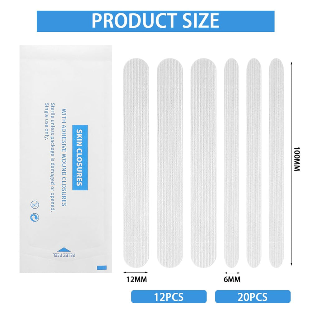 CXWZRU Skin Closure in two sizes offers flexible coverage for small wounds.