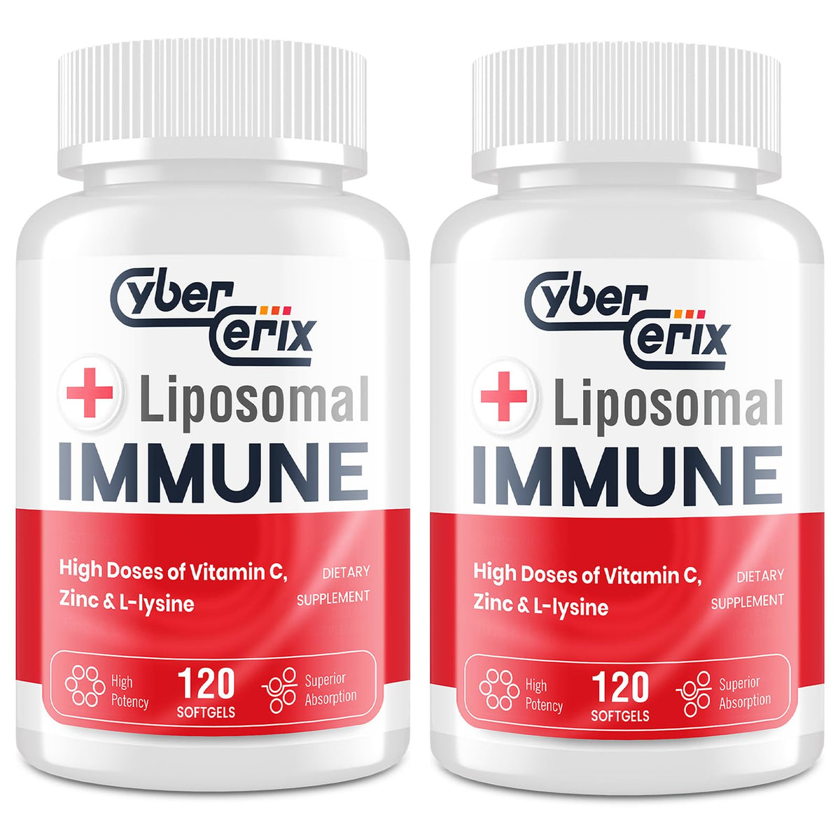 CyberCerix Liposomal Immune bottle front for daily wellness support