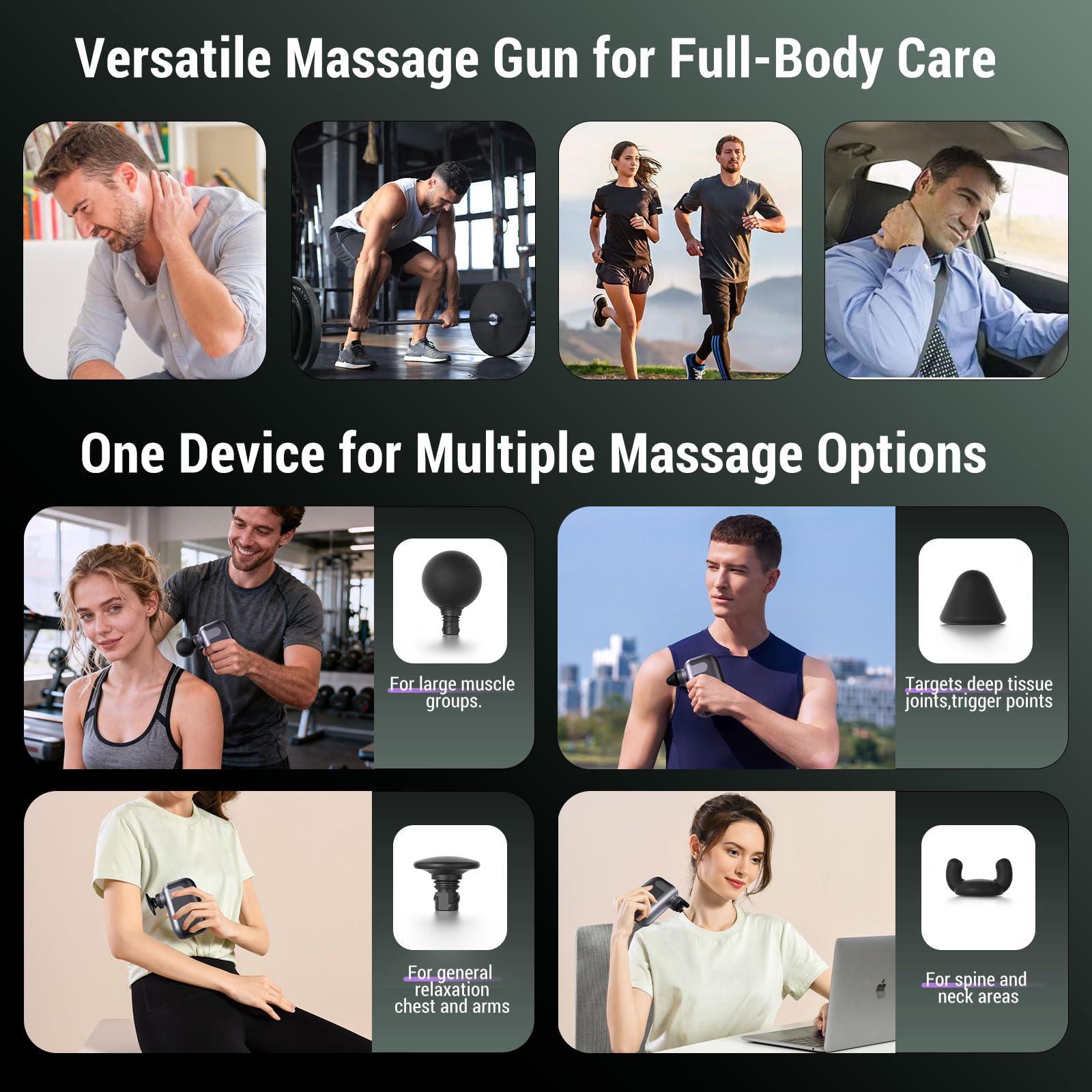 CYBPOK Mini Massage Gun USB-C charging for quick recharges.
