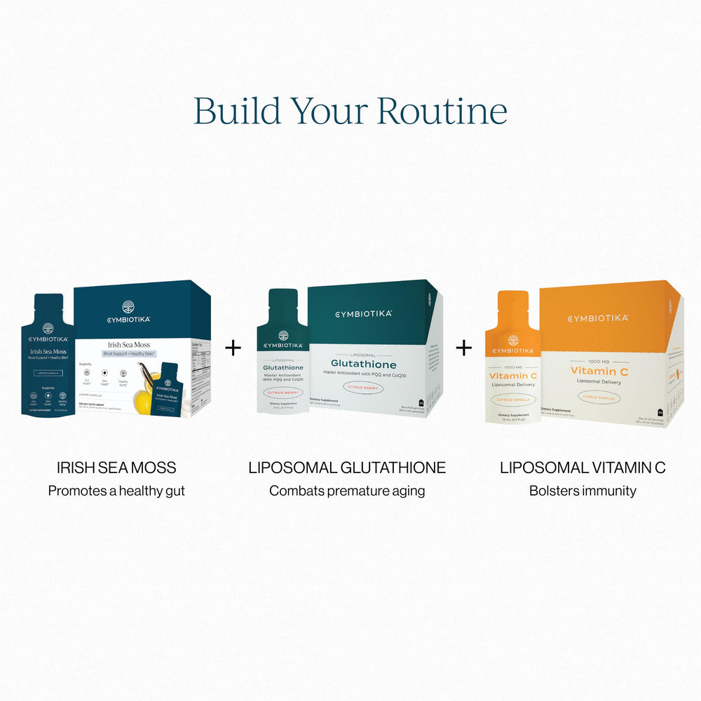 CYMBIOTIKA natural supplement branding signals purity and trust