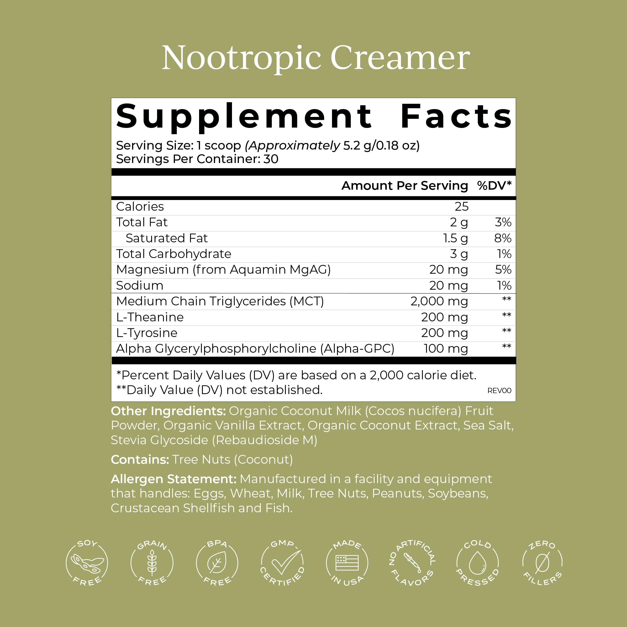 Pouring CYMBIOTIKA Nootropic Creamer for smooth energy without crash.