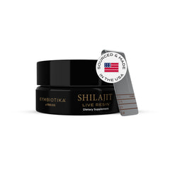 CYMBIOTIKA Pure Himalayan Shilajit Resin jar for premium energy support.