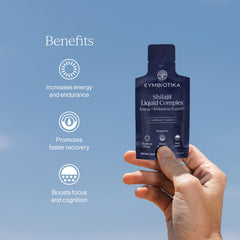 CYMBIOTIKA Shilajit Liquid Complex focus packet for mental clarity during tasks.
