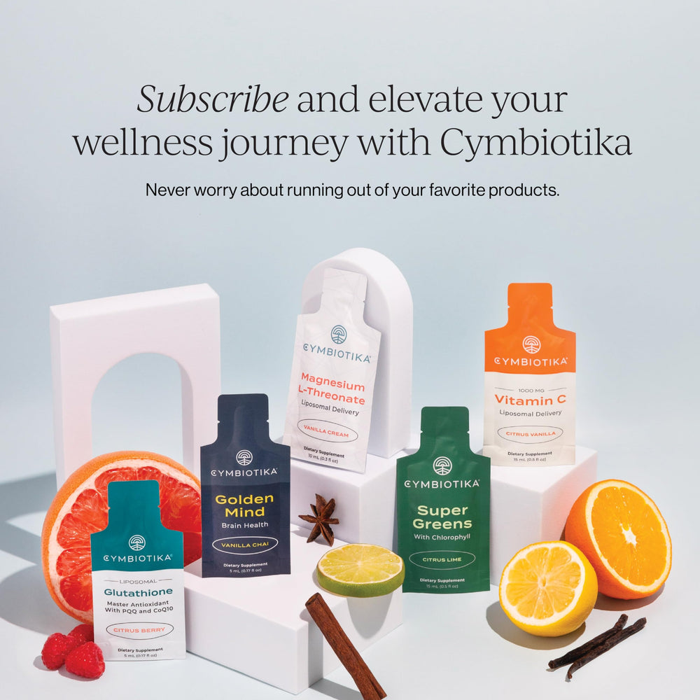 CYMBIOTIKA Shilajit Liquid Complex travel pack for easy daily use.