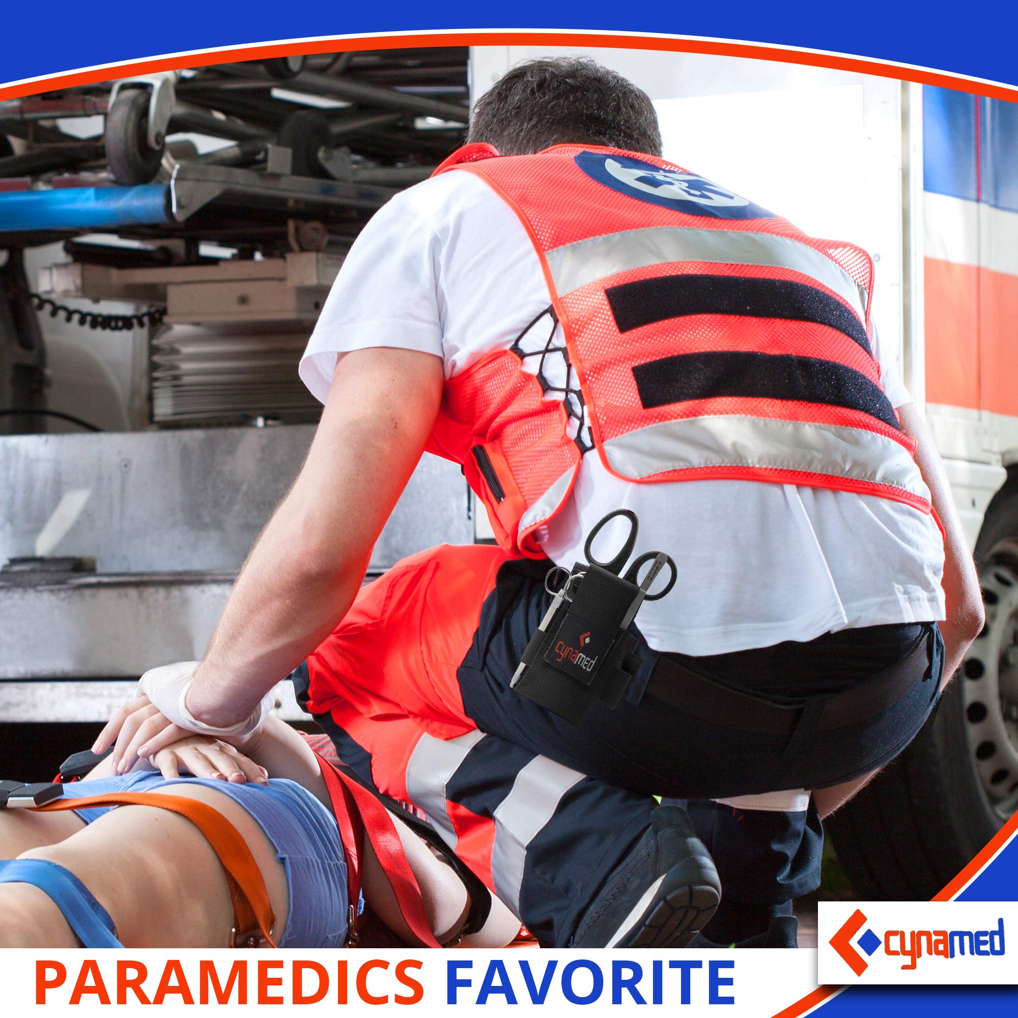 Cynamed first responder kit compact case worn on belt for easy access