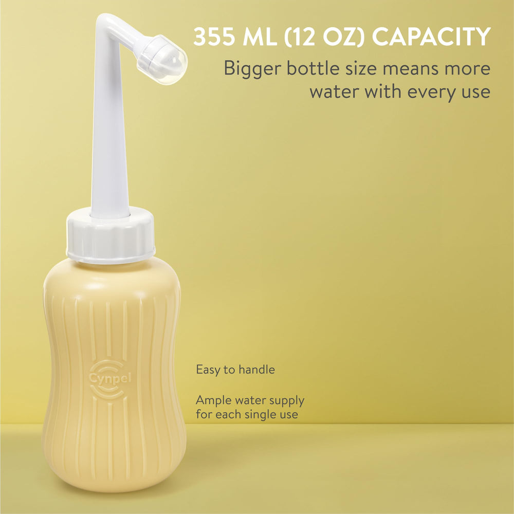 Cynpel Peri Bottle in stylish colors for a personal care routine.