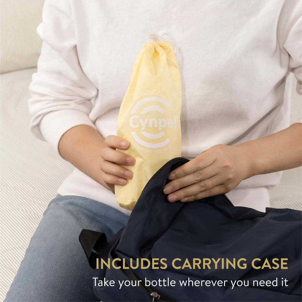 Cynpel Peri Bottle travel kit with detachable nozzle and accessories.