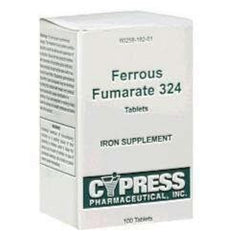 Cypress Ferrous Fumarate front boxed package for daily iron support