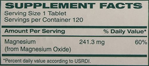 Cypress Magnesium Oxide 400 mg tablets close-up highlighting high absorption