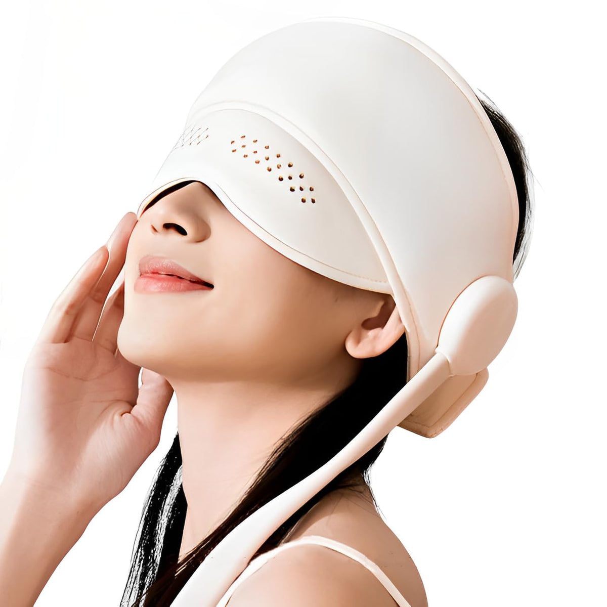 CYTJ head massager front view demonstrates compact, home-friendly design.