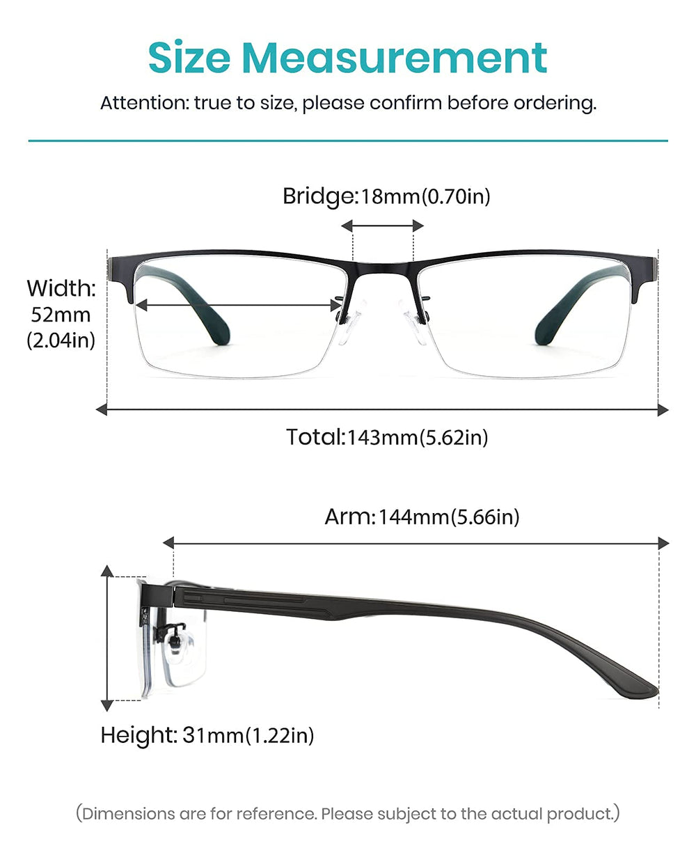 Cyxus 8001 ready-to-wear eyewear in semi-rimless style
