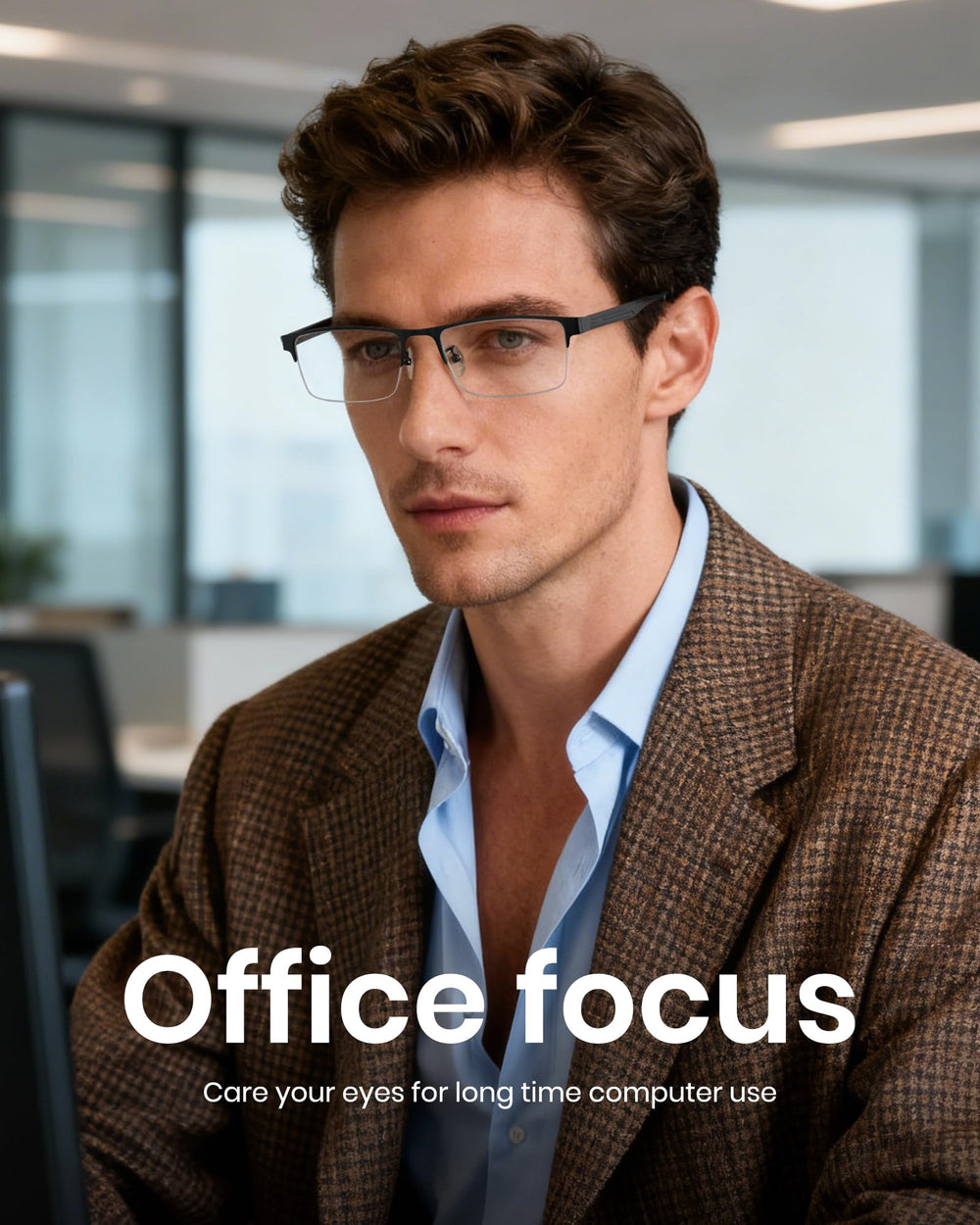 Cyxus 8001 side profile shows ultra-light frame for all-day comfort