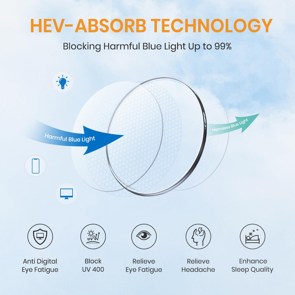 Cyxus adjustable nose pads blue light glasses improve fit and comfort.