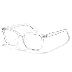 Cyxus blue light glasses with interchangeable crystal lenses for square frame, easing eye strain