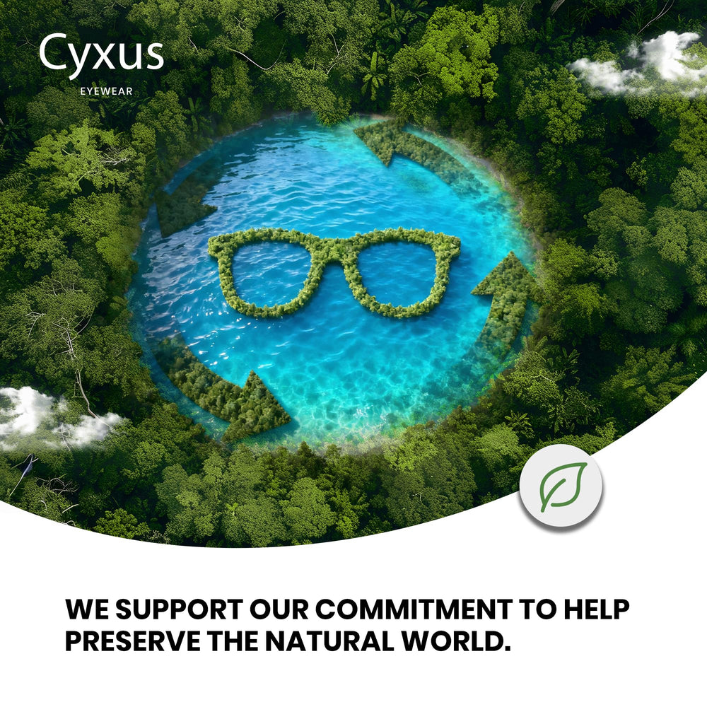 Cyxus adjustable nose pads ensure comfortable wear without pinching