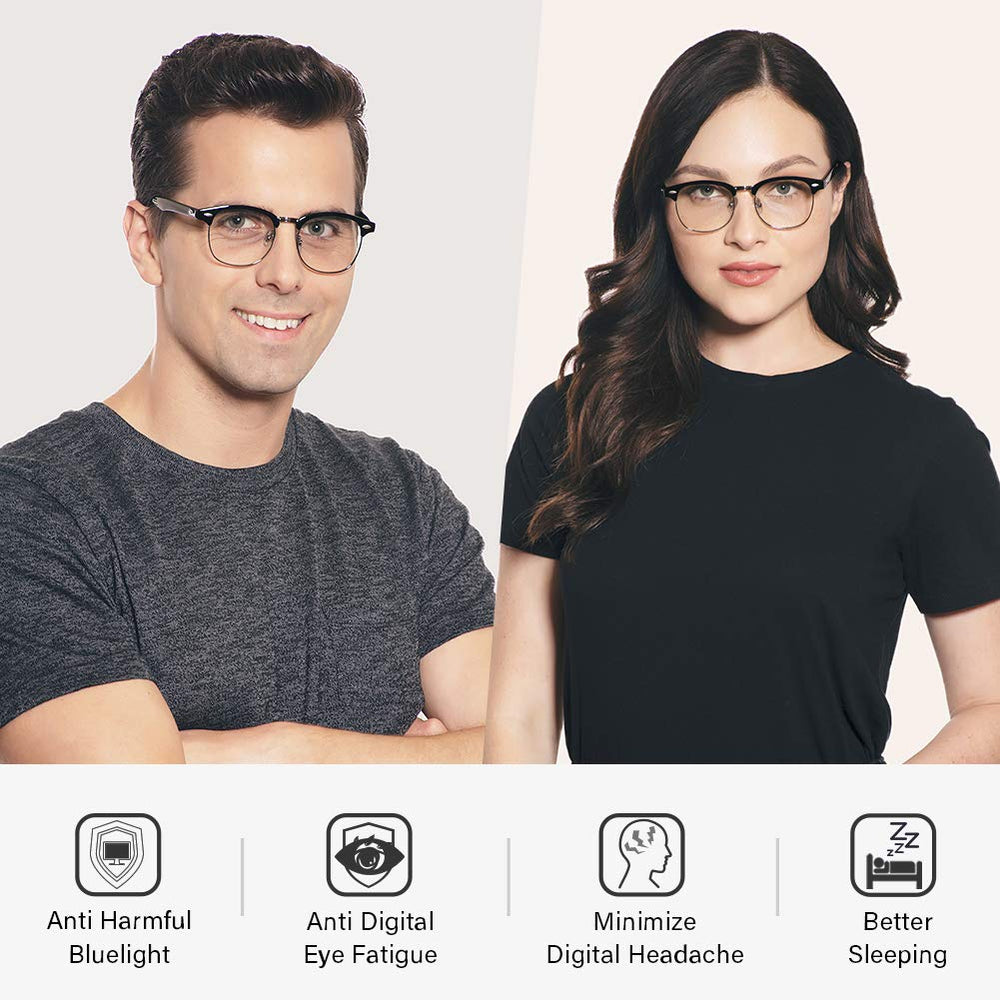 Cyxus blue light glasses lightweight frame promotes comfortable all-day wear
