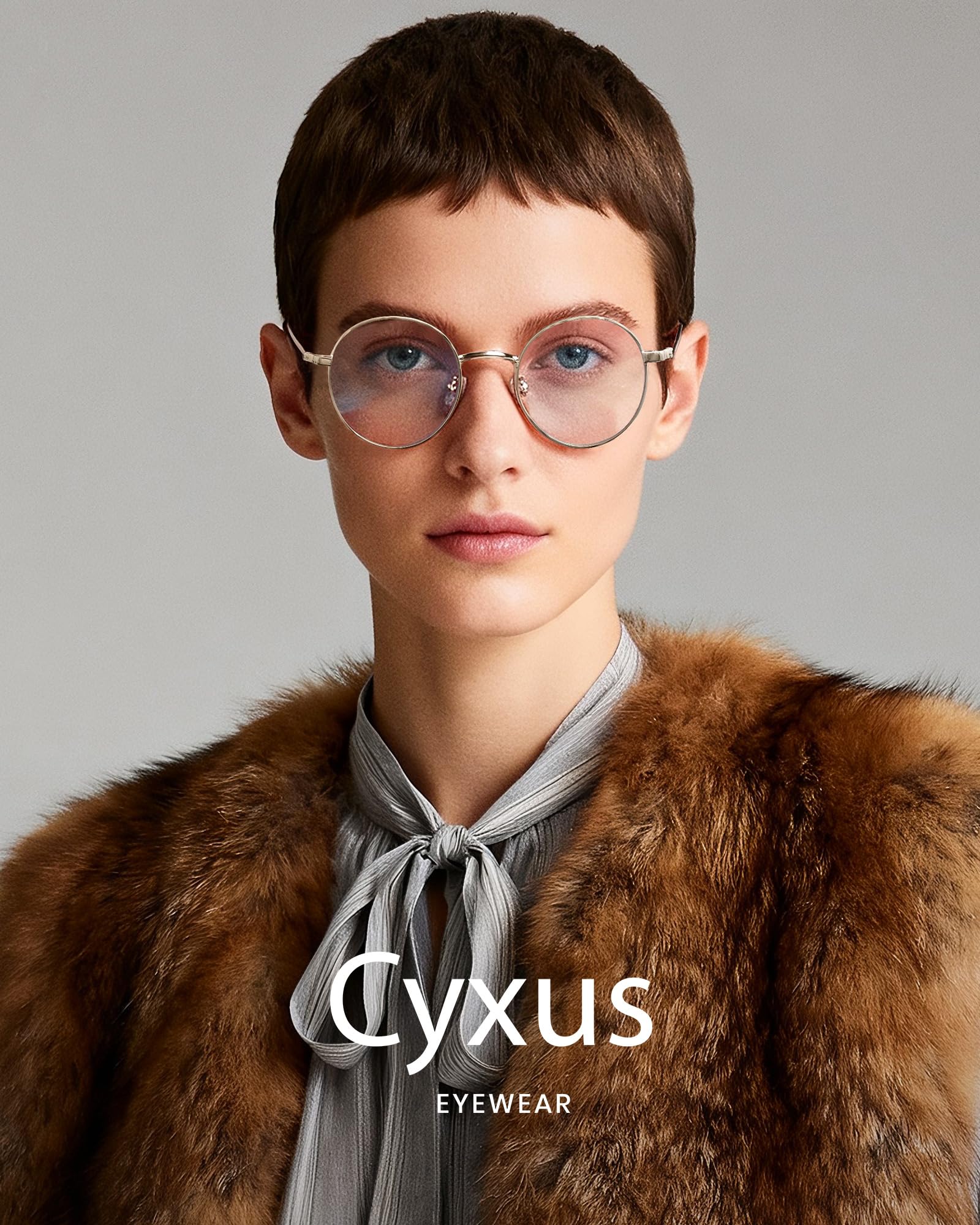 Cyxus office-use glasses designed for comfortable all-day wear at work.
