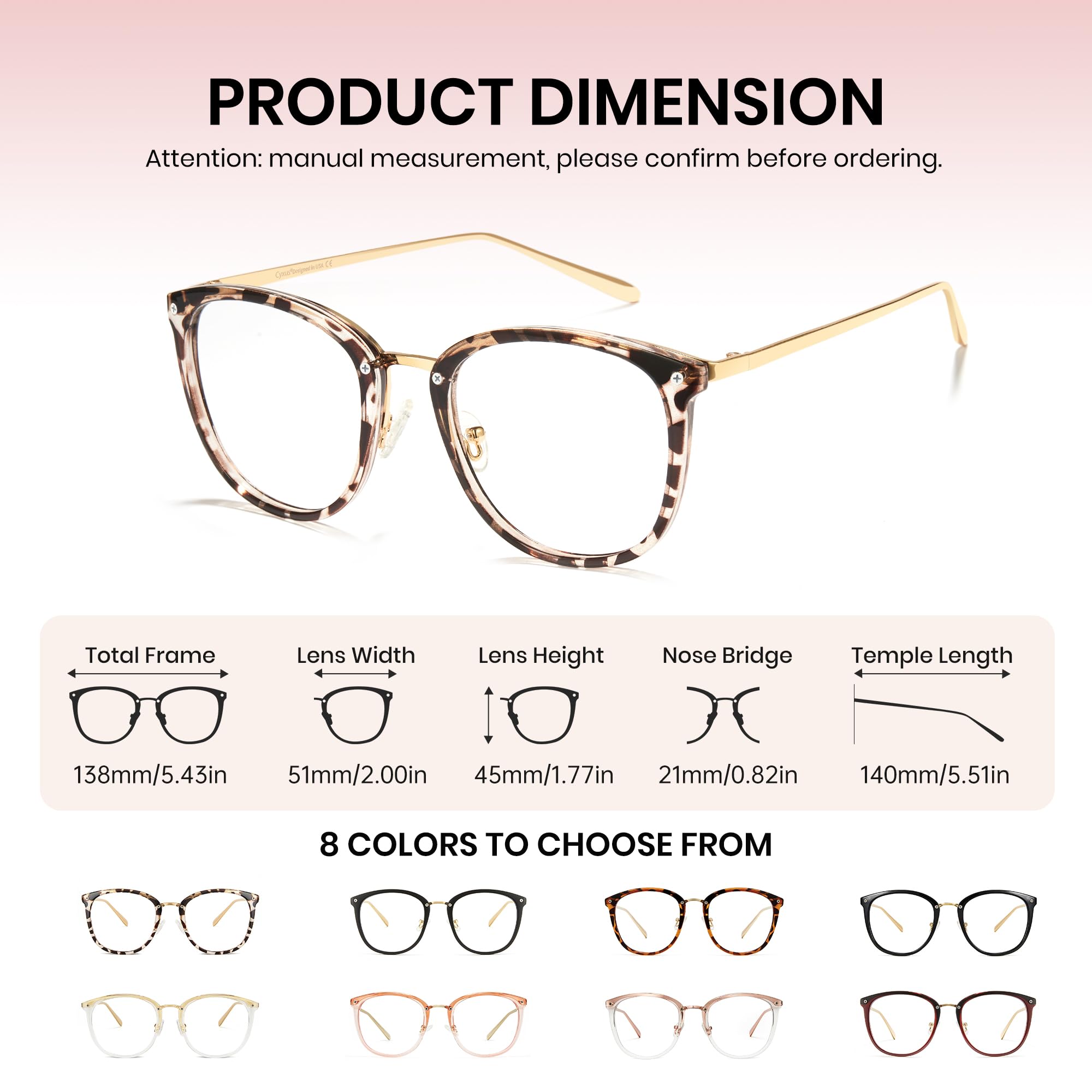 Cyxus stylish colors suit office and weekend outfits.